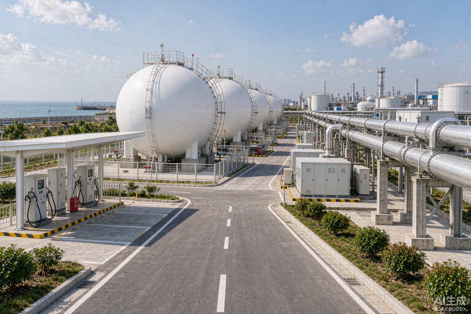 Hydrogen storage & transport facilities
